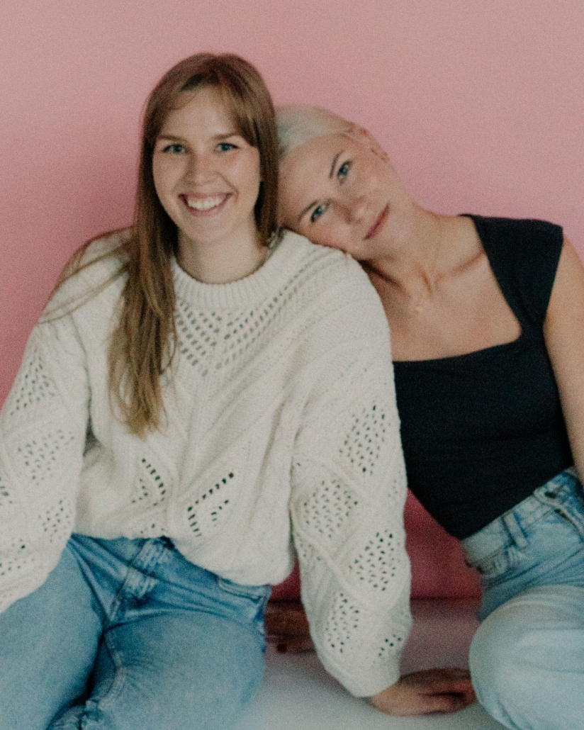 Eve ja Heidi Yrittäjien yhteisö Muusa Clubin perustajat Eve ja Heidi